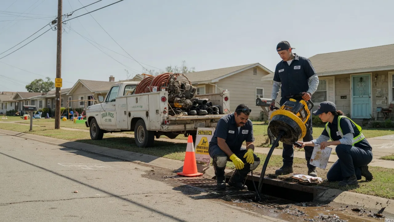 Drain Cleaning in Marquez, TX near me